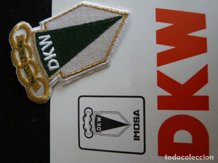 Automobili e Motociclette: DKW/AUTO&middot;UNION-EMBLEMA LOGOTIPO TEXTIL ADHESIVO=DKW-AUTO&middot;UNION (EMBLEMA NUEVO)