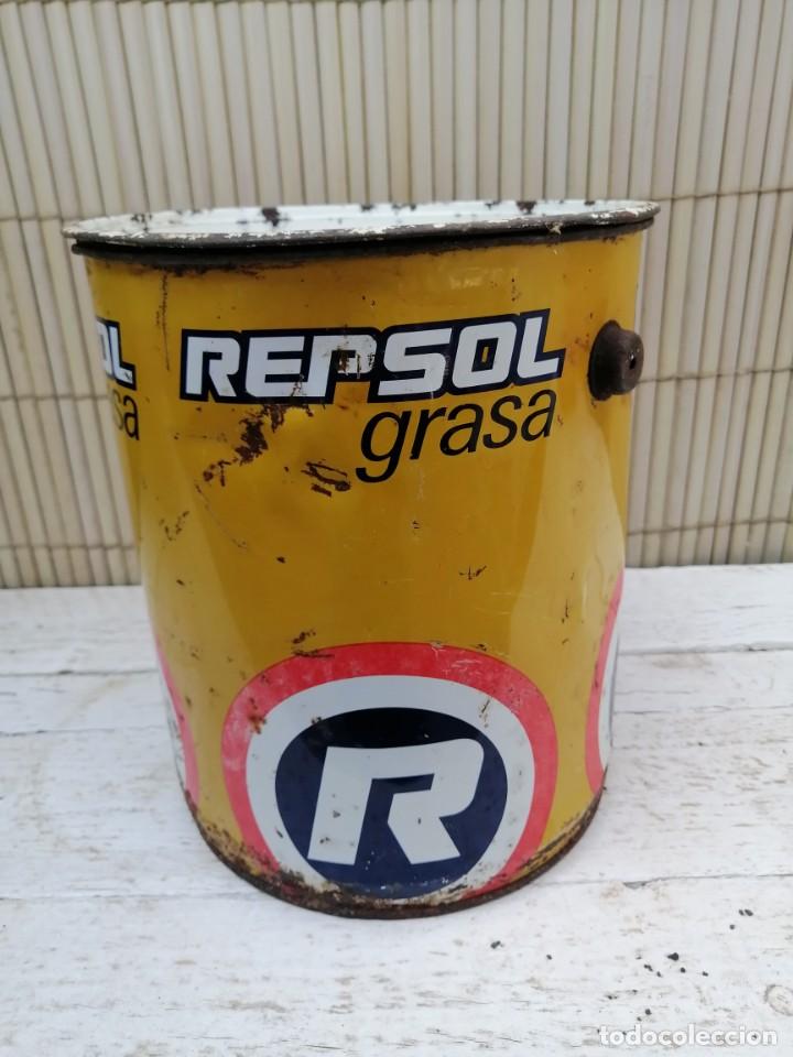 Automobili e Motociclette: ANTIGUO BOTE REPSOL GRASA VER FOTOS