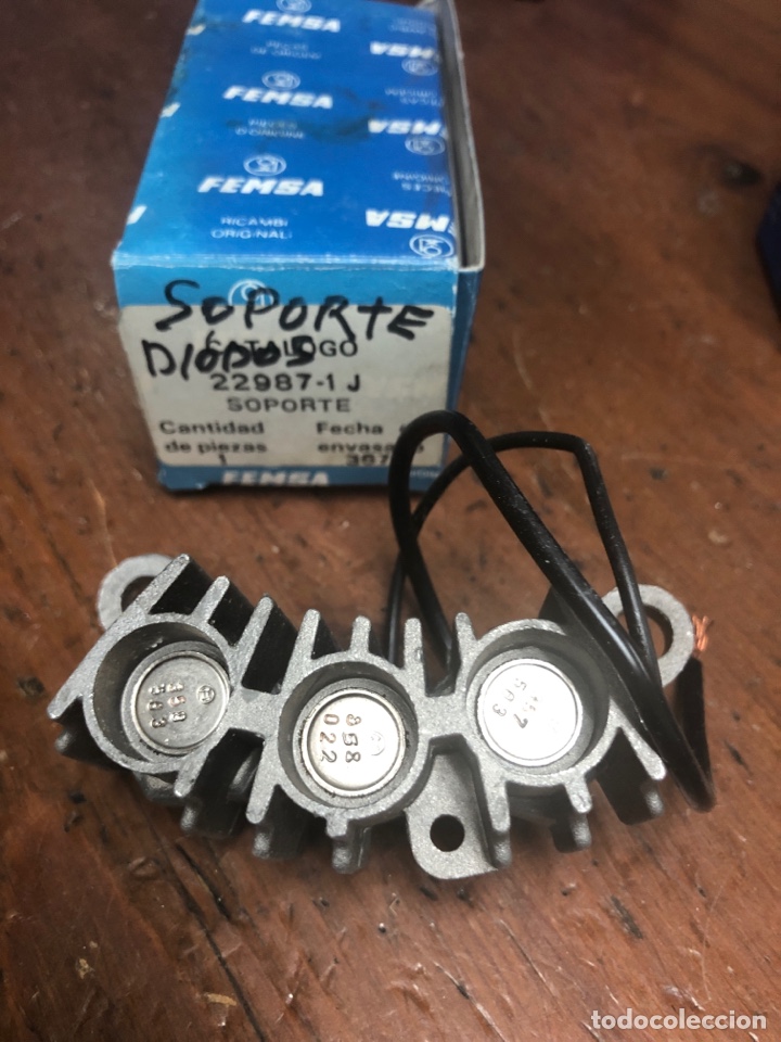 Automobili e Motociclette: SOPORTE DIODOS FEMSA 22987-1 ( FERROBUS del 71 al 72 -ref, alternador ALA70-5 -7 )