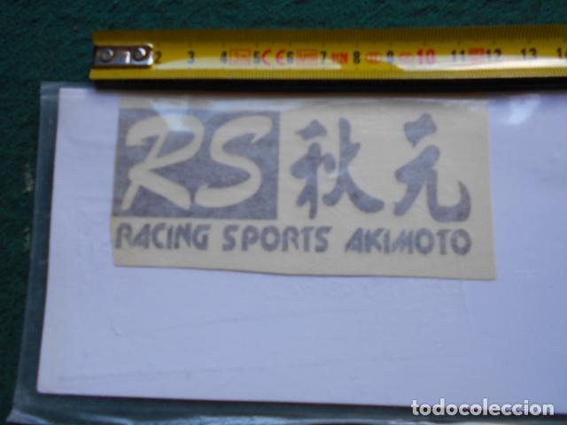 Automobili e Motociclette: PEGATINA PARA MOTO O COCHE RACING SPORTS AKIMOTO