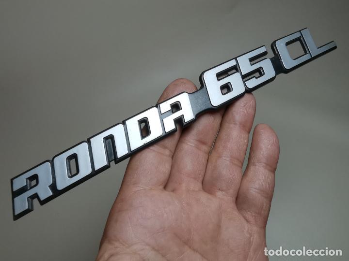 Autos und Motorr&auml;der: ANAGRAMA EMBLEMA INSIGNIA PLACA --POL&Iacute;MERO SINT&Eacute;TICO---SEAT RONDA 65 CL