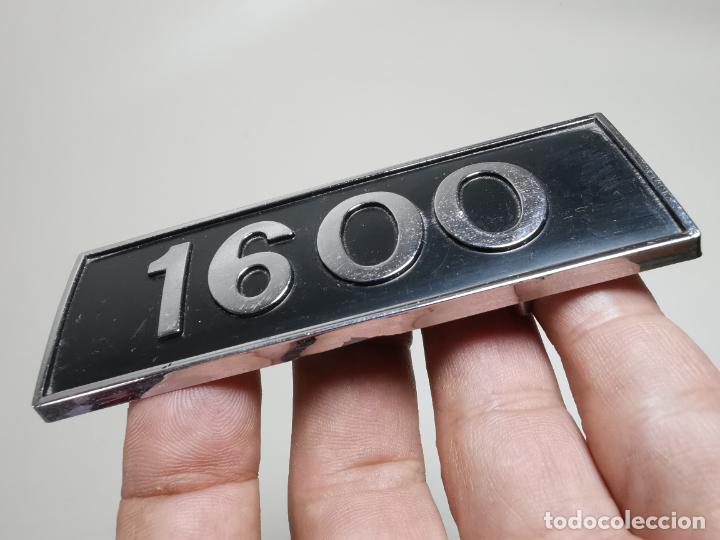 Autos und Motorr&auml;der: ANAGRAMA EMBLEMA INSIGNIA PLACA --POL&Iacute;MERO SINT&Eacute;TICO---1600 DE SEAT