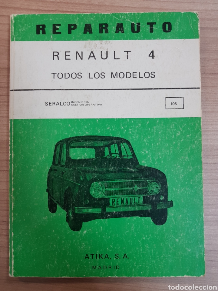 Automobili e Motociclette: REPARAUTO. N&deg;106. RENAULT 4. TODOS LOS MODELOS.