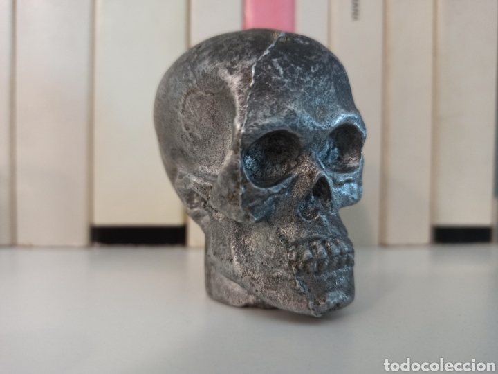 Automobili e Motociclette: POMO MET&Aacute;LICO DE CALAVERA. CAMBIO DE MARCHAS, COCHE, MOTO. VER DESCRIPCI&Oacute;N.