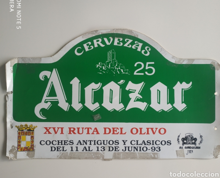 Autos und Motorr&auml;der: Matr&iacute;cula antigua de concentraci&oacute;n de coches cl&aacute;sicos
