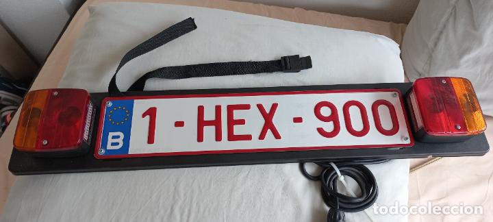 Autos und Motorr&auml;der: PORTAMATRICULA CREO QUE DE REMOLQUE, CON placa o MATRICULA DE BELGICA. porta matricula