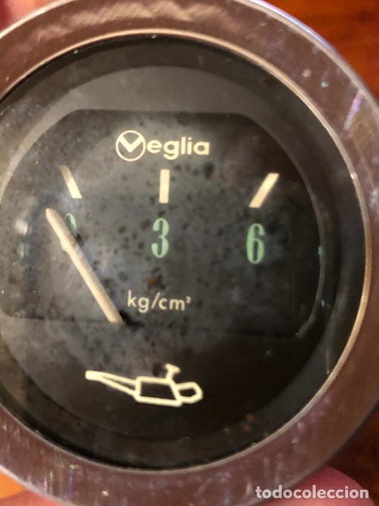 Autos und Motorr&auml;der: Reloj Man&oacute;metro Aceite Veglia coche moto