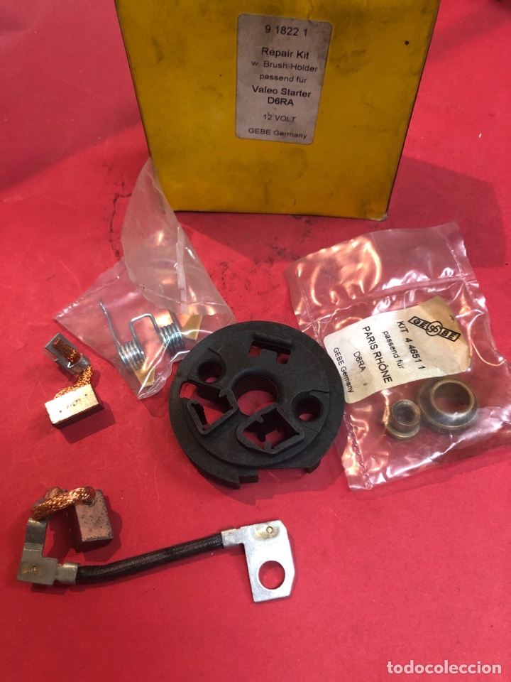 Automobili e Motociclette: PLACA PORTAESCOBILLAS con casquillos -VALEO D6RA-12V