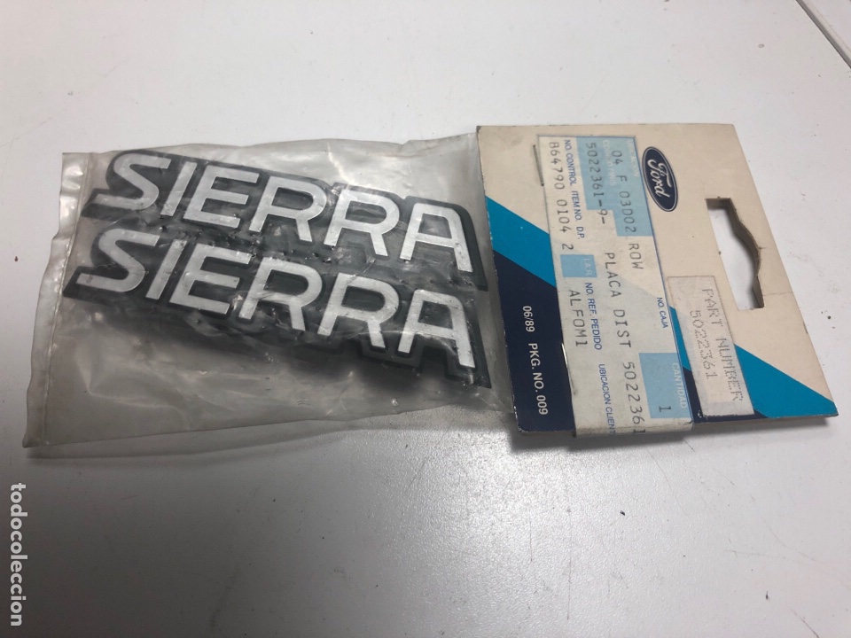 Automobili e Motociclette: KIT EMBLEMA-FALDILLAS-FORD SIERRA-5022361