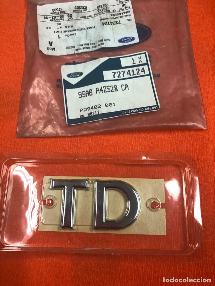 Automobili e Motociclette: PLACA DISTINTIVA FORD 7274124 ( TD )