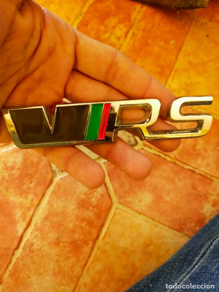 Automobili e Motociclette: Antigua placa emblema distintivo para coche veh&iacute;culo Skoda Octavia RS