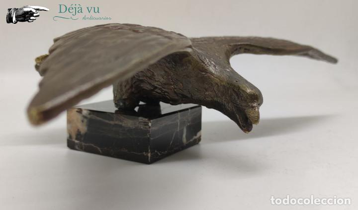 Autos und Motorr&auml;der: Mascota de coche en bronce - Tap&oacute;n radiador &Aacute;guila