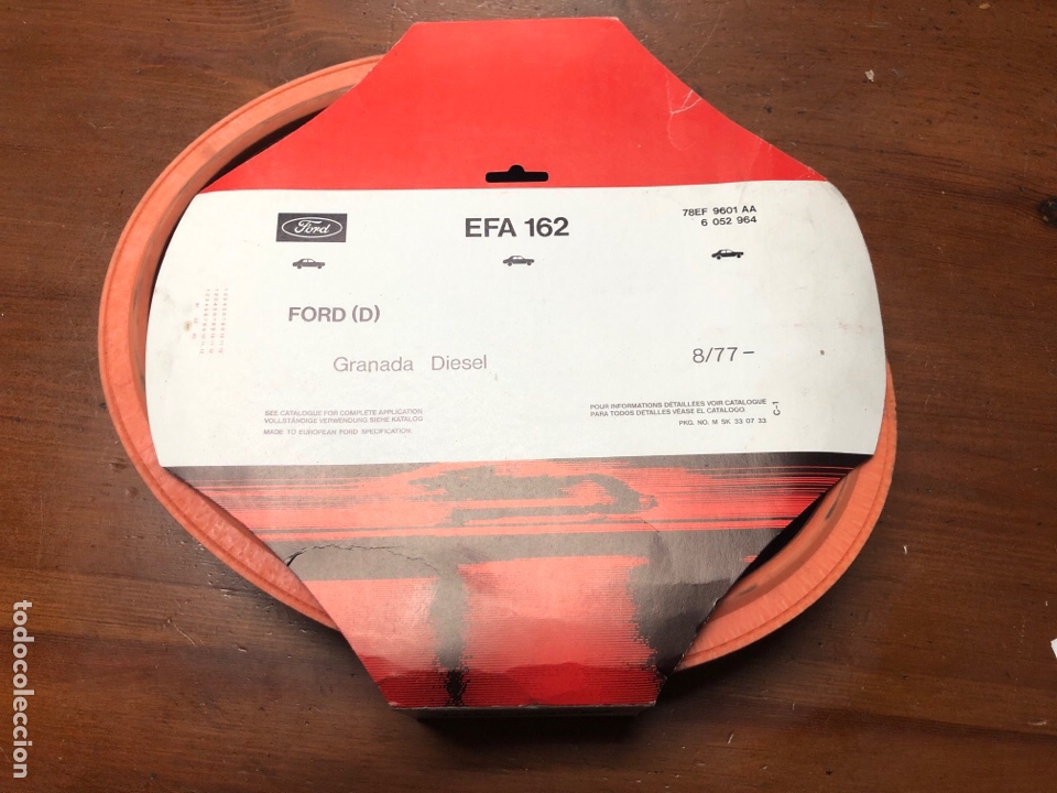 Autos und Motorr&auml;der: FILTRO AIRE- EFA 162 (FORD GRANADA,1,9 y 2,0 di&eacute;sel del 78 al 82 )