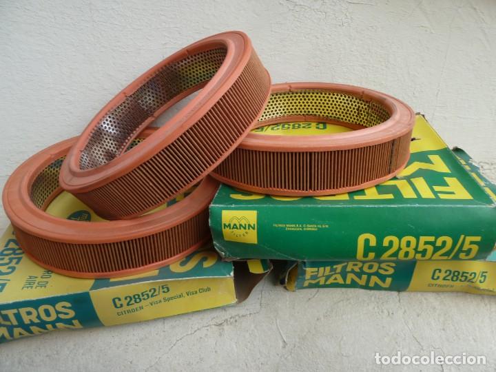 Automobili e Motociclette: CITROEN-LOTE(3)FILTROS DE AIRE/AIR FILTER=MANN&middot;C2852/5=CITROEN VISA SPECIAL,VISA CLUB--(REC.NUEVO)