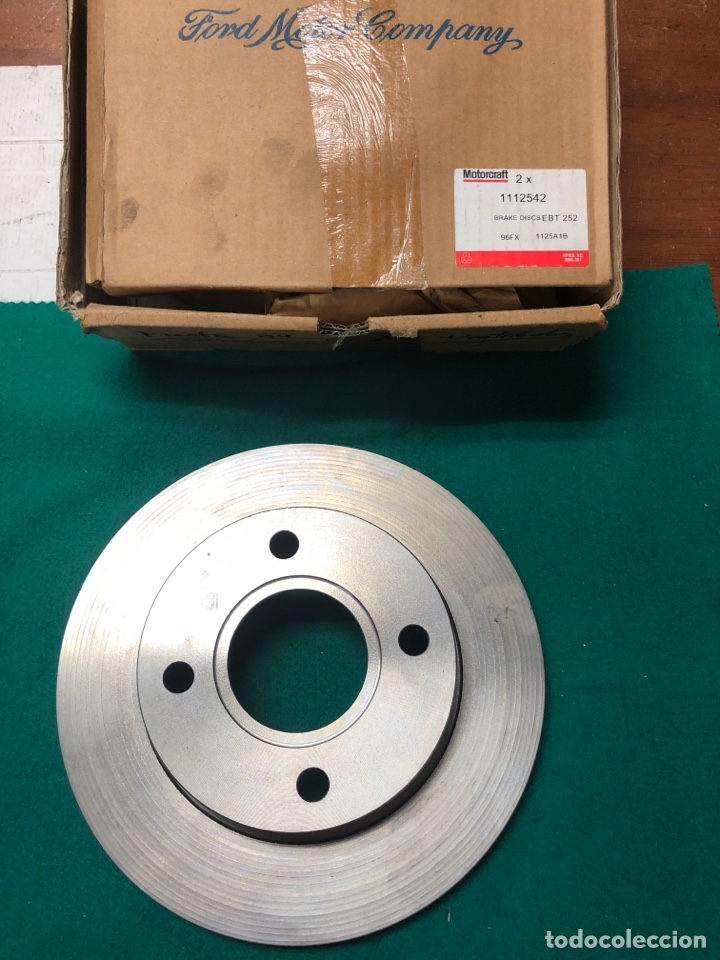 Autos und Motorr&auml;der: JUEGO DISCOS DE FRENO -NO VENTILADOS- FORD 1112542 ( FORD FIESTA 89 )