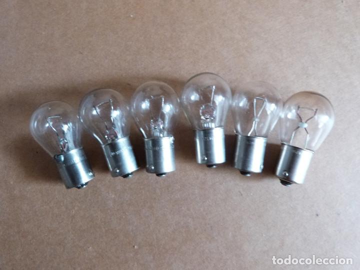 Automobili e Motociclette: Lote 6 bombillas OSRAM 12V 21W para moto o coche clasico