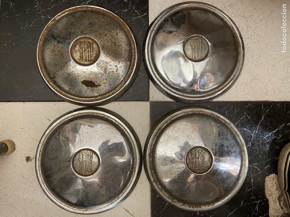 Autos und Motorr&auml;der: Juego de 4 tapacubos seat