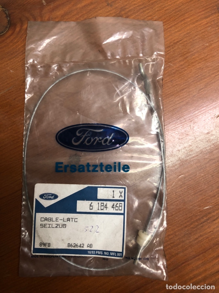 Automobili e Motociclette: CABLE DE MANDO DESENCLAV,RESPALDO ASIENTO DEL-6284468( FORD FIESTA 88 )