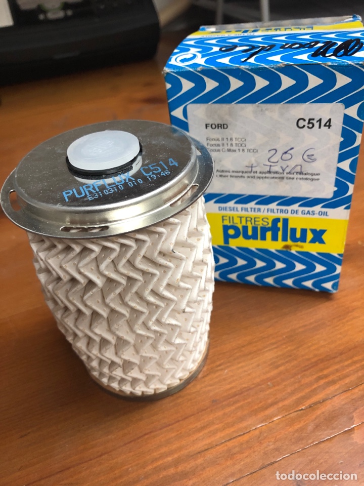 Automobili e Motociclette: FILTRO GASOIL PURFLUX C514 ( FORD FOCUS 1,6 -1,8 TDCI-C-MAX 1,8TDCI )