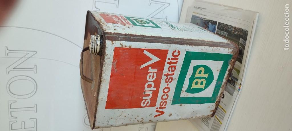 Automobili e Motociclette: Gran Antigua lata aceite Super V BP 18 litros