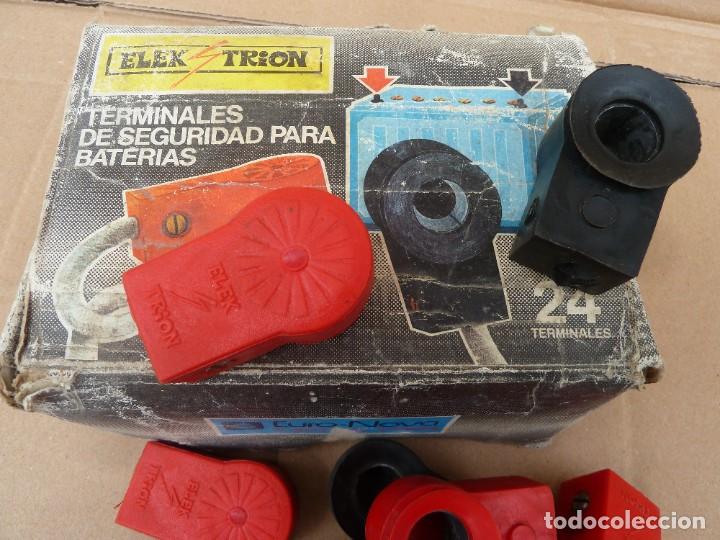 Autos und Motorr&auml;der: LOTE(12 UNIDADES BICOLOR)-TERMINALES DE SEGURIDAD PARA BATERIAS=ELECTRION=(REC.NUEVO-SIN USO)
