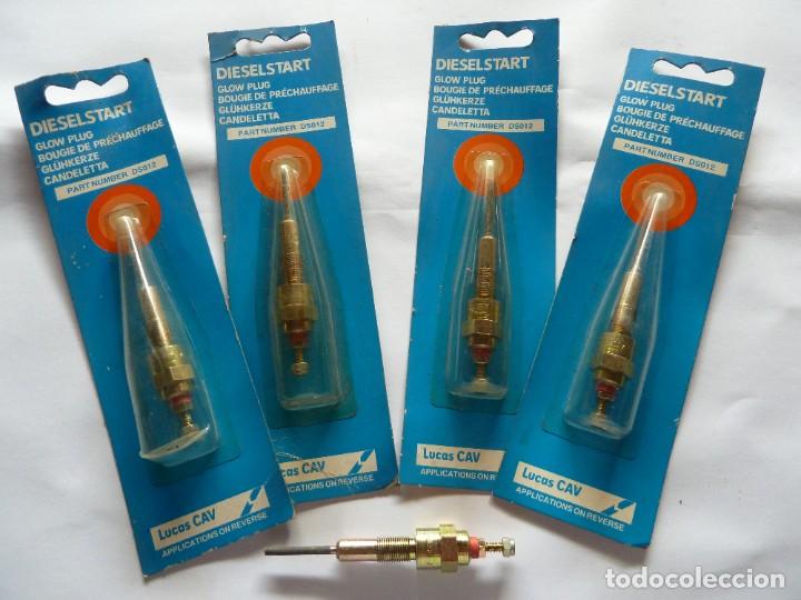 Autos und Motorr&auml;der: LEYLAND MOTOR-LOTE(4)BUJIAS INCANDESCENTES &middot;LUCAS CAV&middot;MOTORES DIESEL&middot;BLMC SHERPA 1.8&middot;(REC. NUEVO)