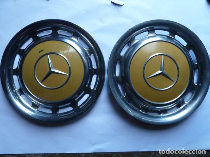 Autos und Motorr&auml;der: MERCEDES BENZ-ANTIGUOS TAPACUBOS(2) DE RUEDA-MERCEDES BENZ-SERIE 300,OTROS MODELOS