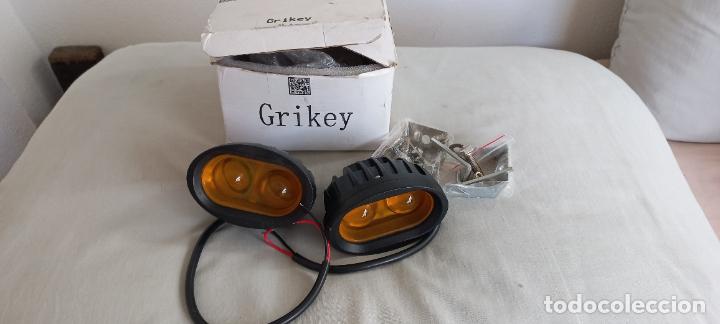 Autos und Motorr&auml;der: DOS FOCOS O FAROS DE LUZ LED, CREO QUE PARA COCHE O FARO ANTINIEBLA. GRIKEY
