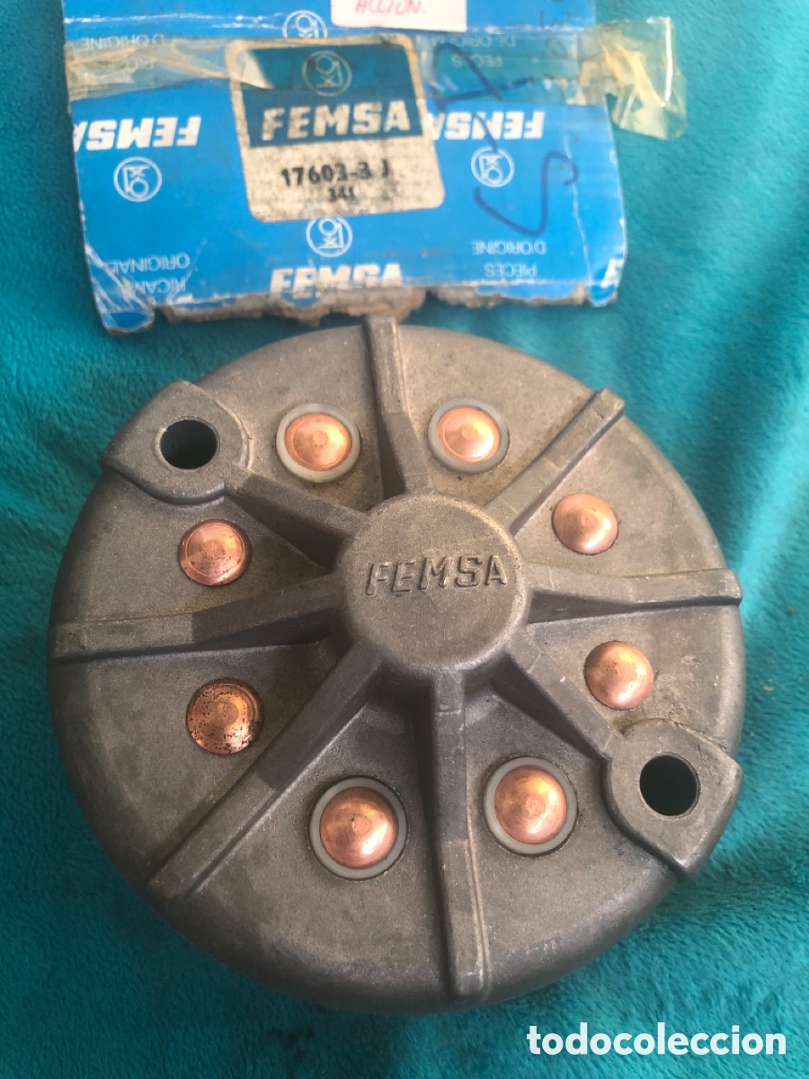 Automobili e Motociclette: TAPA ARRANQUE LADO ESCOBILLAS- FEMSA 17603-3 ( CAMIONES EBRO Y AVIA -ref, arranque MRF 24-4 )