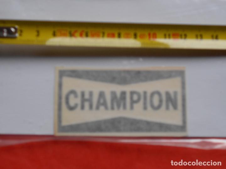 Autos und Motorr&auml;der: PEGATINA ESPECIAL PARA MOTO-COHE O MAQUINA CHAMPION
