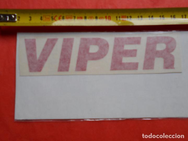 Autos und Motorr&auml;der: PEGATINA ESPECIAL PARA MOTO-COHE O MAQUINA VIPER