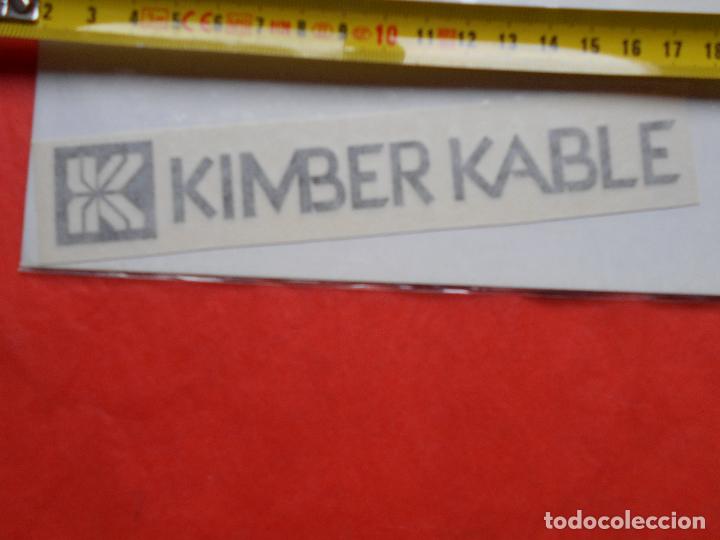Autos und Motorr&auml;der: PEGATINA ESPECIAL PARA MOTO-COHE O MAQUINA KIMBER KABLE