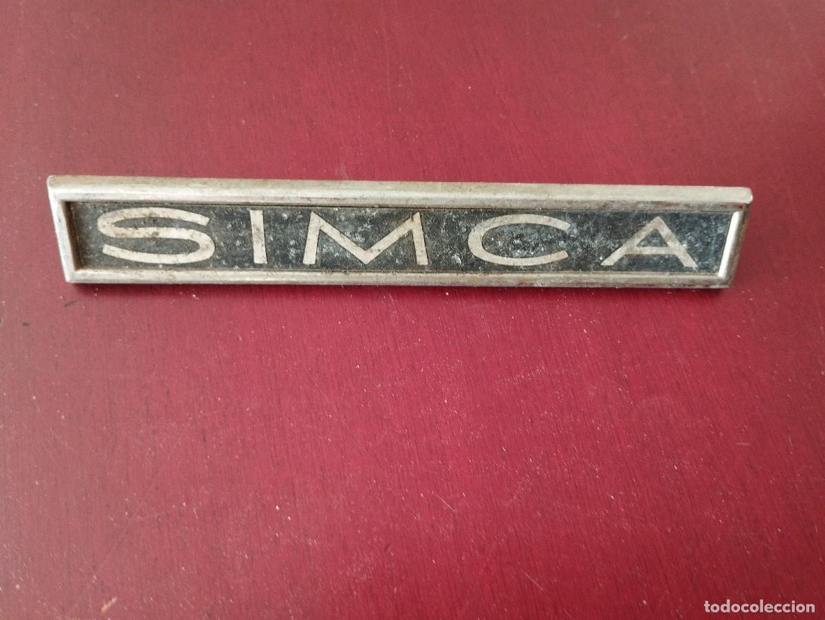 Coches y motocicletas: anagrama simca metalico - Foto 1