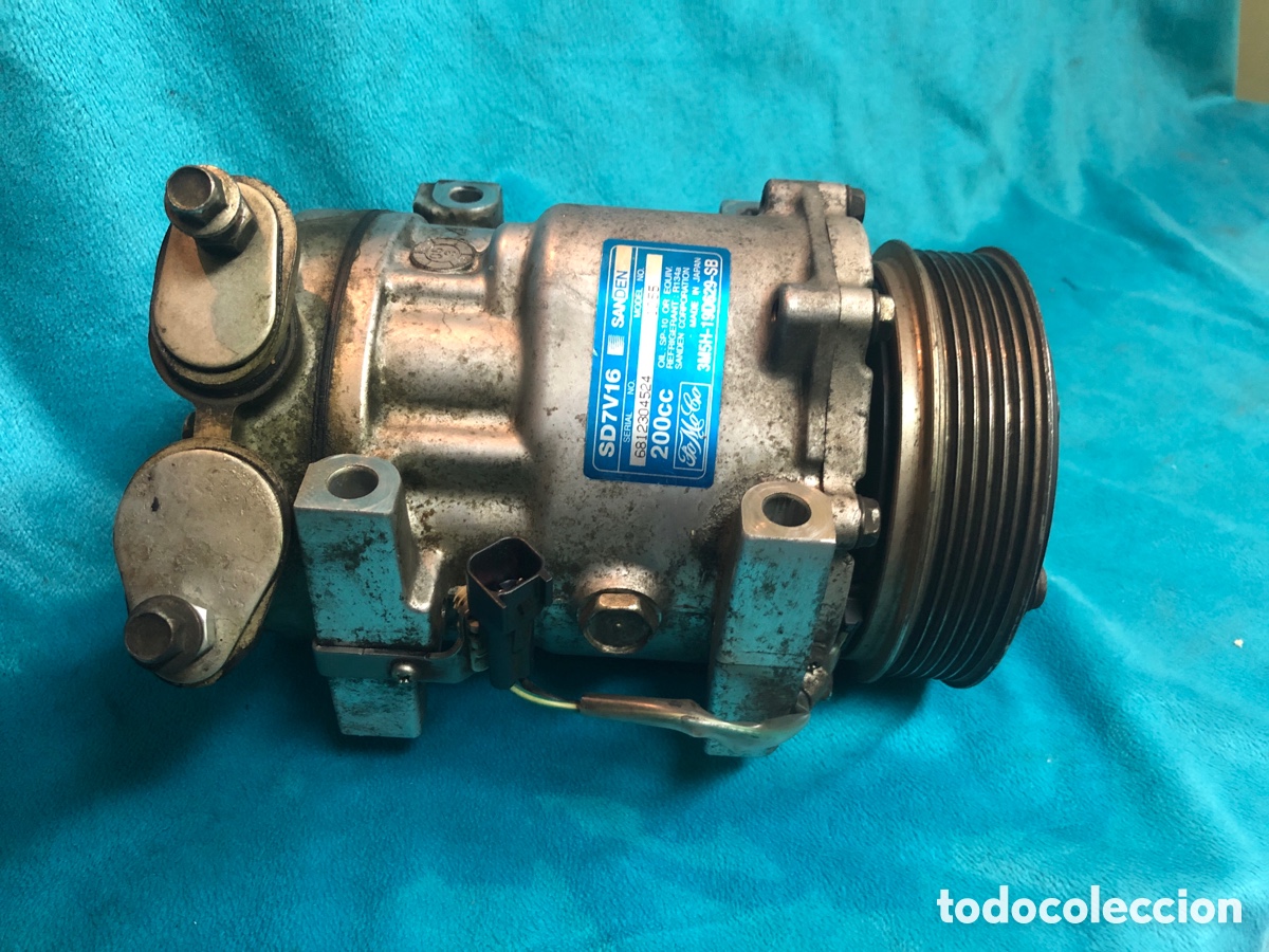 Autos und Motorr&auml;der: COMPRESOR AIRE ACONDICIONADO-SANDER D7V16 modelo 1255 ( FORD FOCUS 2005-TDCI 1,6 )