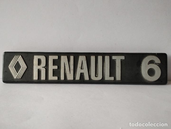 Automobili e Motociclette: EMBLEMA ANAGRAMA LETRERO LOGOTIPO COCCHE RENAULT 6