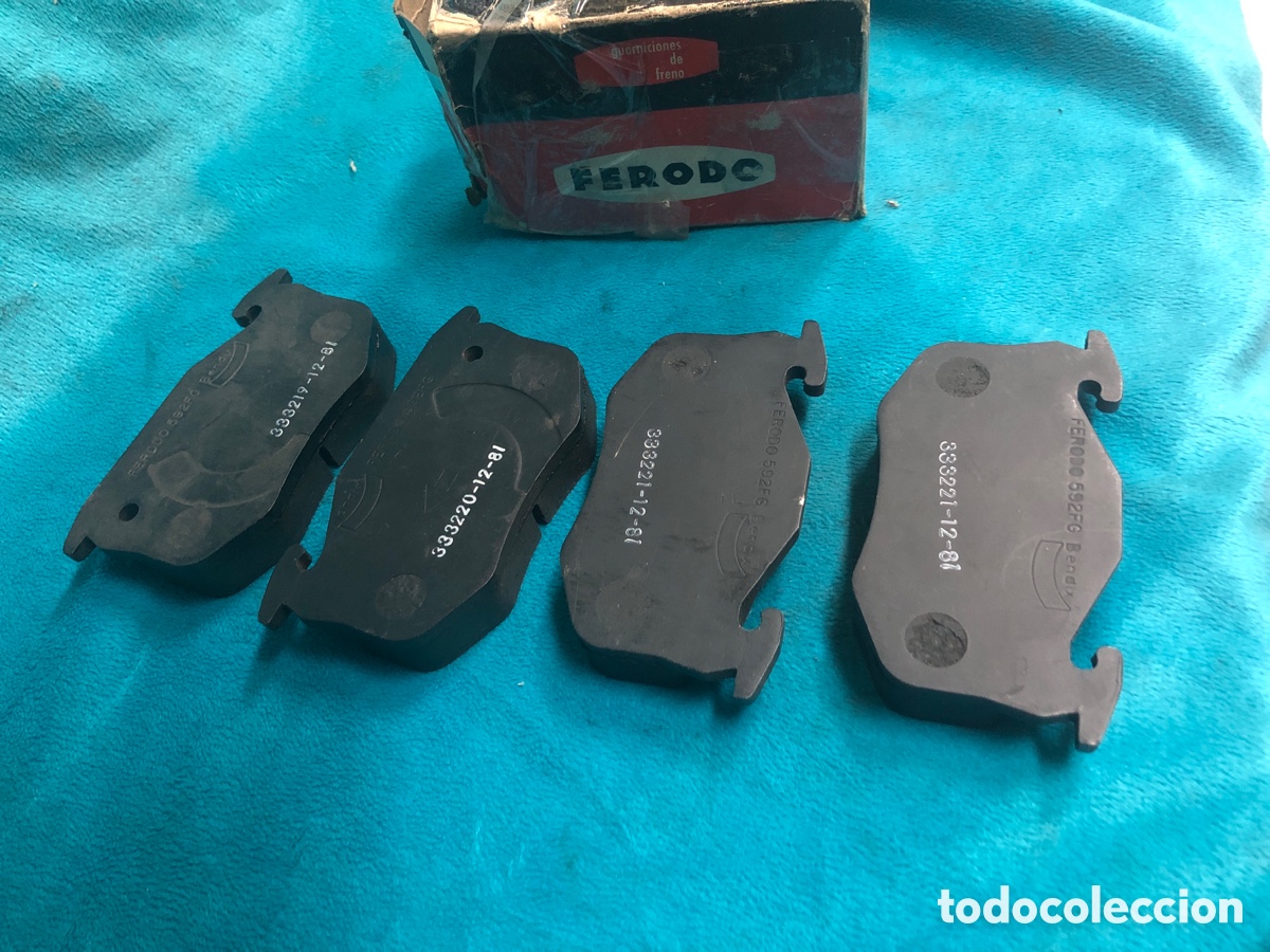 Autos und Motorr&auml;der: JUEGO PASTILLAS FRENO DELANTERAS-FERODO F106 ( RENAULT 18 mod,82 y RENAULT 9. )