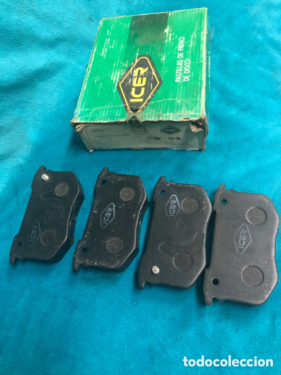 Voitures et Motocyclettes: JUEGO PASTILLAS FRENO DELANTERAS - ICER FDI 298 ( RENAULT 18 GTS-GTD desde OCTUBRE de 1981 )