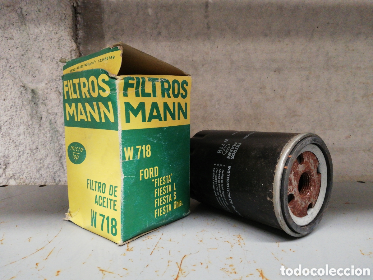 Automobili e Motociclette: Filtro de aceite MANN W 718 para Ford Fiesta