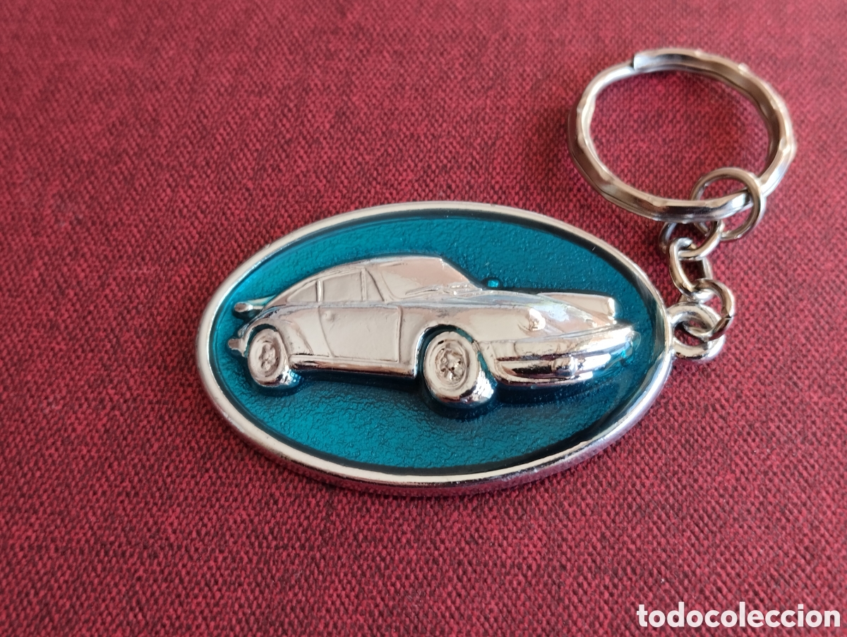 Autos und Motorr&auml;der: Llavero Esmaltado Porche Mira Made in Spain