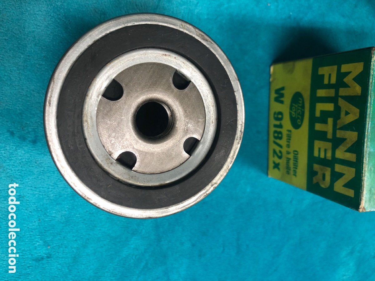 Coches y Motocicletas: FILTRO ACEITE- MANN W918/2X ( PEUGEOT 204-304-305-403-404-504-505 di&eacute;sel