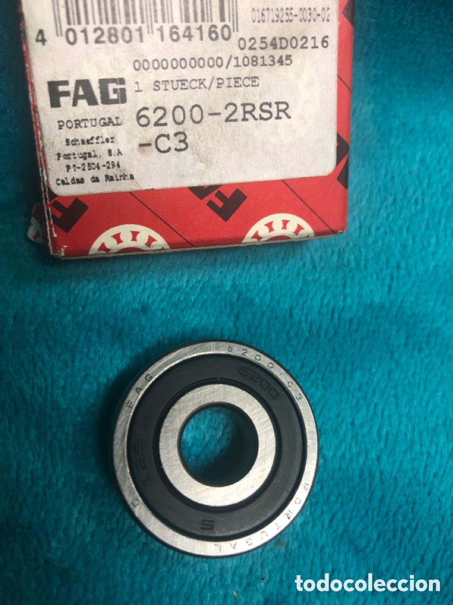 Automobili e Motociclette: RODAMIENTO- FAG 6200-2RSR - 10x30x9