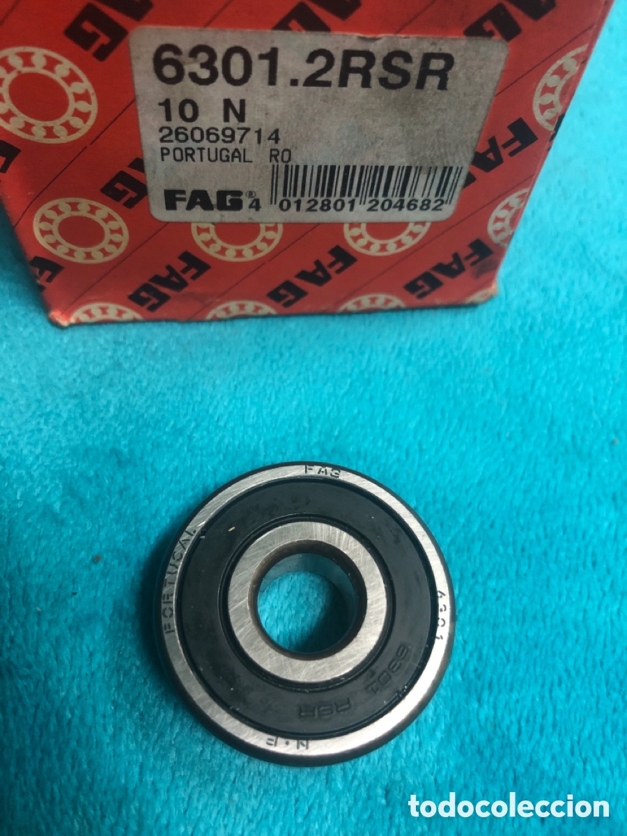 Automobili e Motociclette: RODAMIENTO- FAG 6301.2RSR -12x37x12