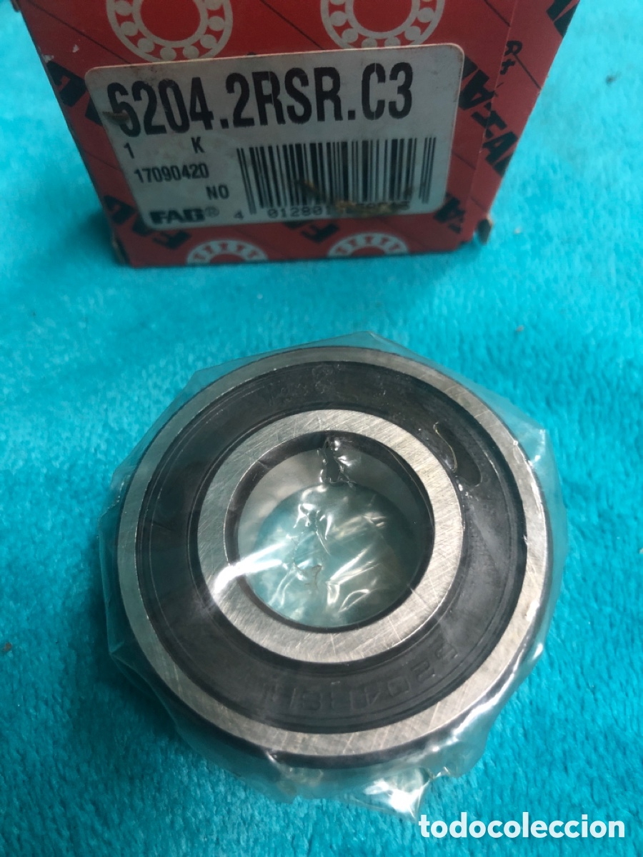 Automobili e Motociclette: RODAMIENTO- FAG 6204.2RSR.C3- 20x47x14 mm