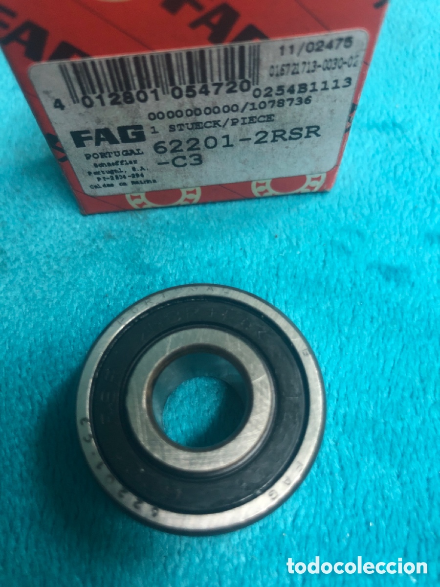 Automobili e Motociclette: RODAMIENTO- FAG 62301-2RSR -12x32x14 mm