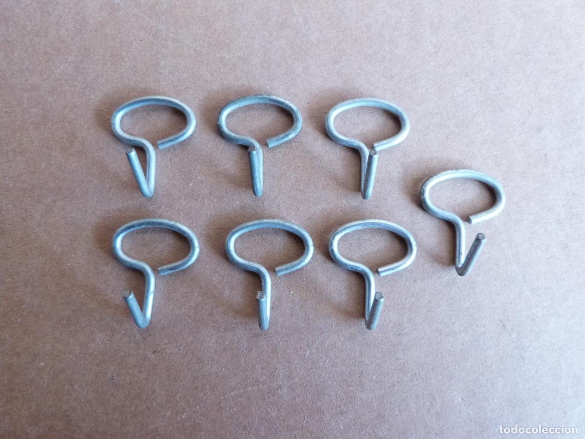 Voitures et Motocyclettes: Lote 7 ganchos metal para funda asientos tapideria coche vehiculo clasico