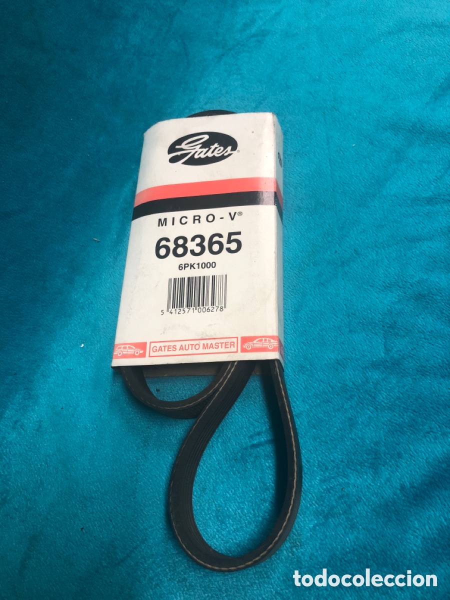 Automobili e Motociclette: CORREA ALTERNADOR- GATES 68365 ( FORD ESCORT-ORION 1,4- 1,4i- 1,6- 1,6i del 90 al 93 )