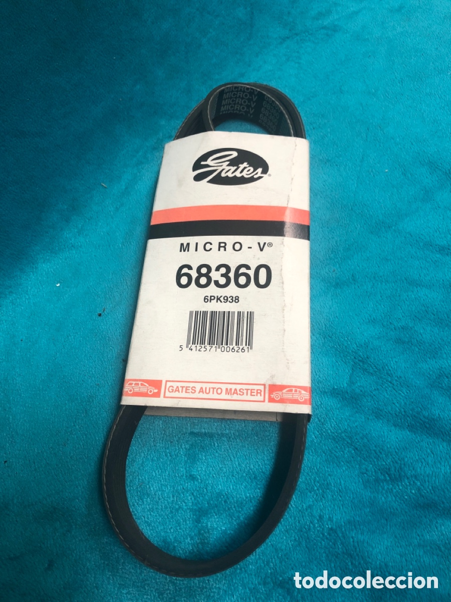 Automobili e Motociclette: CORREA ALTERNADOR- GATES 68360 ( FORD FIESTA 1,4i del 94 al 95 )