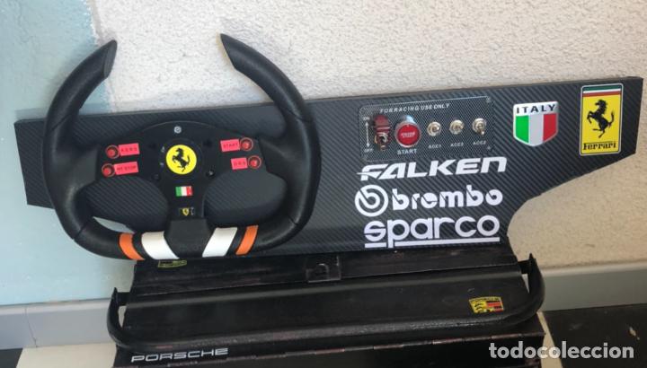 Autos und Motorr&auml;der: &iexcl;&iexcl;&iexcl; ESPECTACULAR PANEL DE COCHE CON VOLANTE TEMATIZADO DE FERRARI RACING UNICO EN EL MUNDO !!!