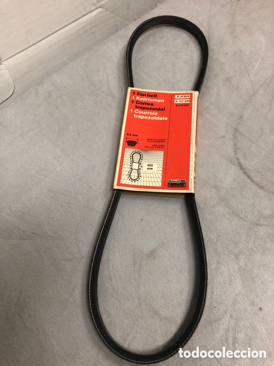 Autos und Motorr&auml;der: CORREA ALTERNADOR- MOTORCRAFT 6153239-EJA92R ( FORD SIERRA di&eacute;sel del 82 al 86 )