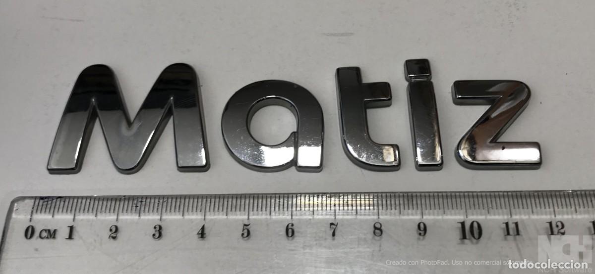 Coches y Motocicletas: ANAGRAMA AC0012 CHEVROLET, MATIZ, 12 CMS - ANAGRAMAS